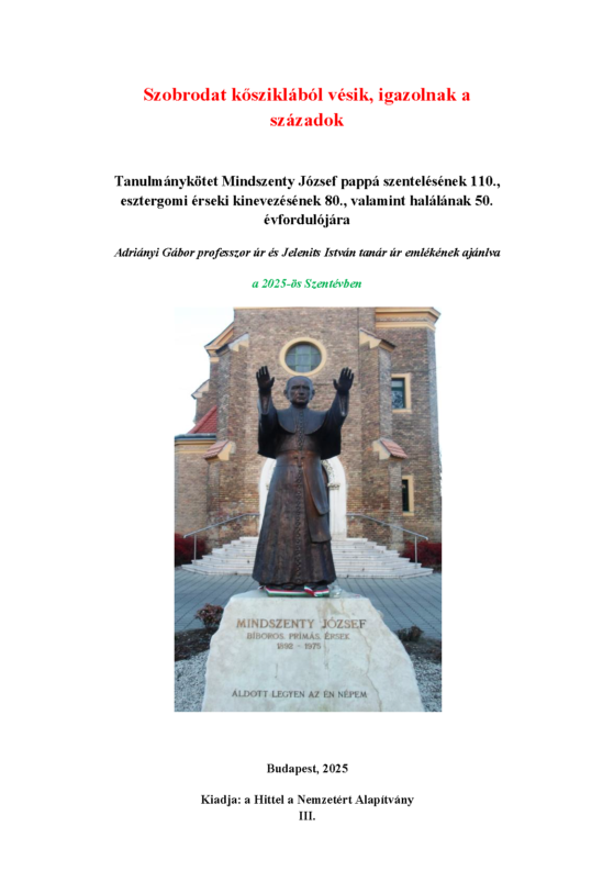 Szobrodat kősziklából vésik, igazolnak a századok